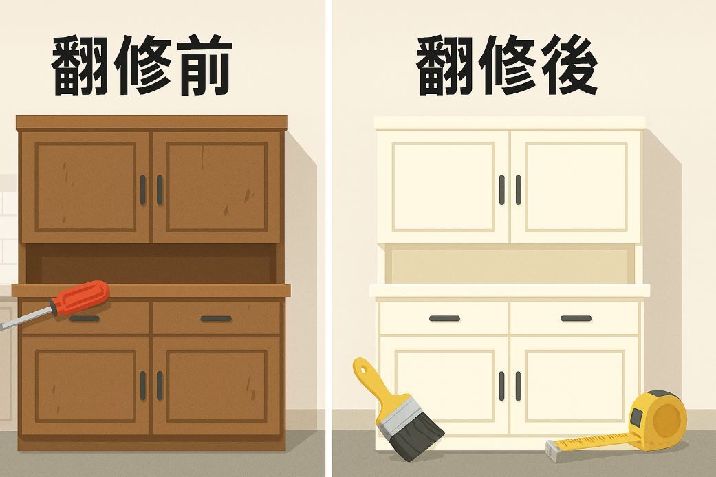 櫃體翻修全攻略｜打造煥然一新的居家空間