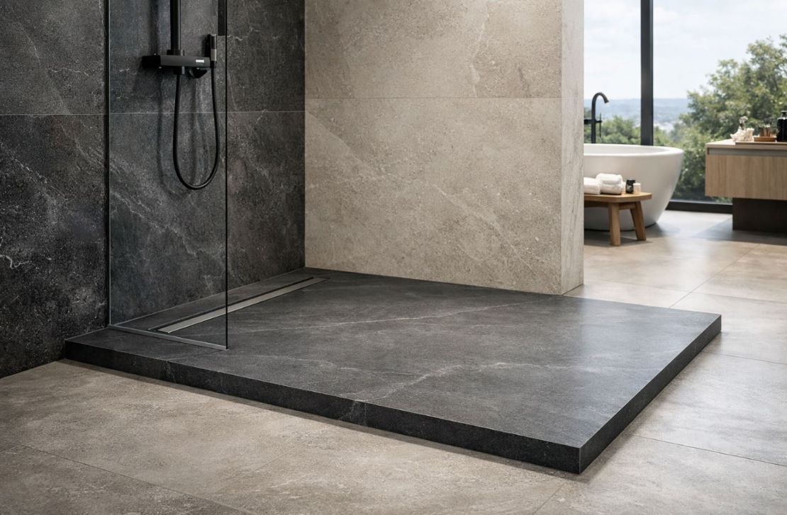 集成岩板淋浴盤是什麼？現代衛浴空間的高階解決方案